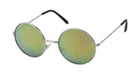 Cargar imagen en el visor de la galería, Sonnenbrille Round Glasses John-Lennon-Style 400 UV Metall bunt verspiegelt
