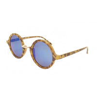 Cargar imagen en el visor de la galería, Sonnenbrille Round Classic Revo Style 400UV verspiegelt Metallbogensteg
