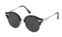 Cargar imagen en el visor de la galería, Sonnenbrille Round Glasses oben dicker Rand 400 UV Metall Retro
