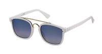 Load image into Gallery viewer, Sonnenbrille Retro 400 UV Metalldoppelsteg Bogensteg Gestell schmal

