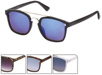 Load image into Gallery viewer, Sonnenbrille Retro 400 UV Metalldoppelsteg Bogensteg Gestell schmal
