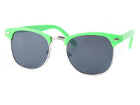 Load image into Gallery viewer, Sonnenbrille Retro bunt schwarz neon 400UV Metall Mandelverzierung
