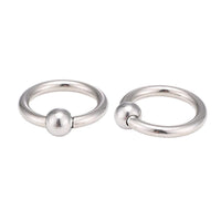 Load image into Gallery viewer, Piercing Ball Closure Ring Klemmkugel Captive Bead Edelstahl
