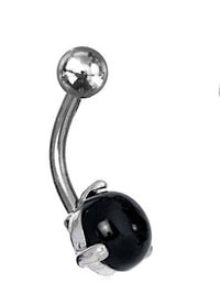 Load image into Gallery viewer, Bauchnabelpiercing 316L Edelstahl Ring Zirkonia Stein
