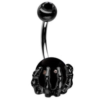 Load image into Gallery viewer, Bauchnabelpiercing Kralle Edelstahl Stein
