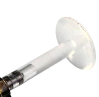 Load image into Gallery viewer, Labret Lippen Piercing Acryl Lilie antik gold Brass Tragus
