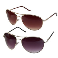 Cargar imagen en el visor de la galería, Sonnenbrille Unisex Pilotenbrille Bügelkappen lang getönt 400UV Pornobrille Fliegerbrille
