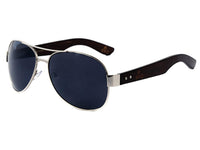 Load image into Gallery viewer, LOOX Sonnenbrille Pilotenbrille 400UV getönt Bambusholz Bügel - Modell Myanmar
