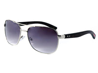 Load image into Gallery viewer, LOOX Sonnenbrille Pilotenbrille 400UV getönt Bambusholz Bügel rot- Modell Saigon
