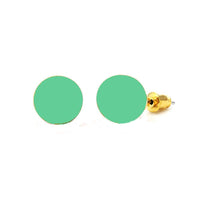 Load image into Gallery viewer, Brass Ohrstecker Stern Sterne bunt Unisex Ohrringe Edelstahl nickelfrei Kommunismus 12 mm
