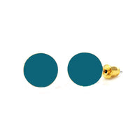 Load image into Gallery viewer, Brass Ohrstecker Stern Sterne bunt Unisex Ohrringe Edelstahl nickelfrei Kommunismus 12 mm
