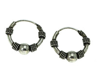 Load image into Gallery viewer, 925 Sterling Silber Ohrringe Creolen Celtic Bali Seil - chic - net.de
