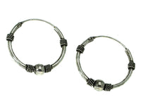 Load image into Gallery viewer, 925 Sterling Silber Ohrringe Creolen Celtic Bali Seil - chic - net.de
