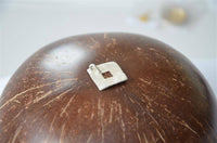 Load image into Gallery viewer, Anhänger 925 Sterling Silber Raute Dreiecke schwarz - chic - net.de
