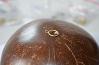 Cargar imagen en el visor de la galería, Anhänger 925 Sterling Silber vergoldet Tulpe Kreis - chic - net.de
