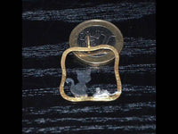 Cargar imagen en el visor de la galería, Anhänger Silber 925 vergoldet schwarz Katze Maus - chic - net.de
