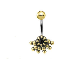 Load image into Gallery viewer, Bauchnabel Piercing Brass Edelstahl Auge Stein Kristall - chic - net.de
