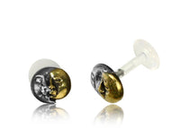 Load image into Gallery viewer, Labret Piercing Acryl Mond antik gold silber Brass - chic-net.de

