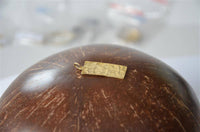 Cargar imagen en el visor de la galería, Anhänger 925 Sterling Silber gold Rechteck gehämmert - chic-net.de
