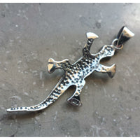 Load image into Gallery viewer, Anhänger 925 Sterling Silber Punkte Gekko Silberanhänger - chic-net.de
