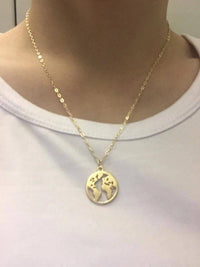 Load image into Gallery viewer, Anhänger 925 Sterling Silber Welt Karte Erde Globus - chic-net.de
