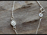 Load image into Gallery viewer, Armband 20cm Silber 925 Zahnrad 6mm oxidiert schwarz - chic-net.de
