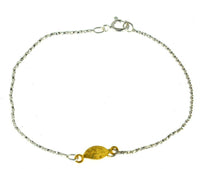 Load image into Gallery viewer, Armband 20cm vergoldet Silber 925 Blatt Rose - chic-net.de
