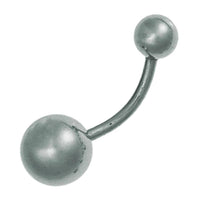 Load image into Gallery viewer, Banane Piercing mit Kugeln groß silberfarben aus Edelstahl, Stiftdurchmesser: 1.4mm - chic-net.de

