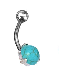 Load image into Gallery viewer, Bauchnabelpiercing 316L Edelstahl Ring Zirkonia Stein - chic-net.de
