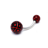 Load image into Gallery viewer, Bauchnabelpiercing Bänder Sterne Bioflex 2 Kugeln Bananenpiercing Edelstahl nickelfrei - chic-net.de
