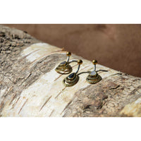 Load image into Gallery viewer, Bauchnabelpiercing Edelstahl Brass Doppelträne Inlay - chic-net.de
