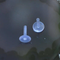 Load image into Gallery viewer, Bio Plastik Labret Piercing Bioacryl klar Ersatz Stecker - chic-net.de
