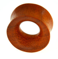 Load image into Gallery viewer, Blutholz Flesh Tunnel rötlich handmade double flared - chic-net.de
