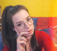 Cargar imagen en el visor de la galería, Brass Ohrringe silberfarben oxidiert groß rund Wölbung mittig Schnörkel - chic-net.de
