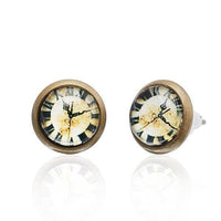 Cargar imagen en el visor de la galería, Brass Ohrstecker Stern Sterne bunt Unisex Ohrringe Edelstahl nickelfrei Kommunismus 12 mm - chic-net.de
