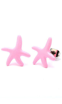 Load image into Gallery viewer, Brass Ohrstecker Stern Sterne bunt Unisex Ohrringe Edelstahl nickelfrei Kommunismus 12 mm - chic-net.de
