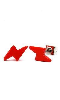 Load image into Gallery viewer, Brass Ohrstecker Stern Sterne bunt Unisex Ohrringe Edelstahl nickelfrei Kommunismus 12 mm - chic-net.de
