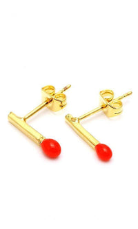 Load image into Gallery viewer, Brass Ohrstecker Stern Sterne bunt Unisex Ohrringe Edelstahl nickelfrei Kommunismus 12 mm - chic-net.de
