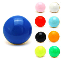 Load image into Gallery viewer, Brass Ohrstecker Stern Sterne bunt Unisex Ohrringe Edelstahl nickelfrei Kommunismus 12 mm - chic-net.de
