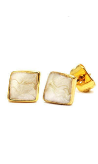 Load image into Gallery viewer, Brass Ohrstecker Stern Sterne bunt Unisex Ohrringe Edelstahl nickelfrei Kommunismus 12 mm - chic-net.de
