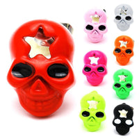 Load image into Gallery viewer, Brass Ohrstecker Stern Sterne bunt Unisex Ohrringe Edelstahl nickelfrei Kommunismus 12 mm - chic-net.de
