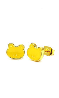 Load image into Gallery viewer, Brass Ohrstecker Stern Sterne bunt Unisex Ohrringe Edelstahl nickelfrei Kommunismus 12 mm - chic-net.de
