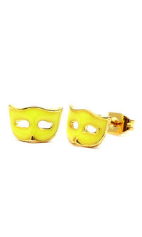 Load image into Gallery viewer, Brass Ohrstecker Stern Sterne bunt Unisex Ohrringe Edelstahl nickelfrei Kommunismus 12 mm - chic-net.de
