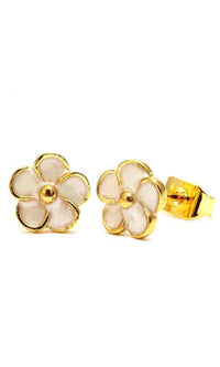 Cargar imagen en el visor de la galería, Brass Ohrstecker Stern Sterne bunt Unisex Ohrringe Edelstahl nickelfrei Kommunismus 12 mm - chic-net.de
