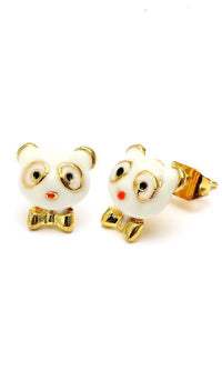 Cargar imagen en el visor de la galería, Brass Ohrstecker Stern Sterne bunt Unisex Ohrringe Edelstahl nickelfrei Kommunismus 12 mm - chic-net.de
