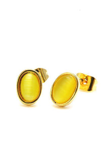 Load image into Gallery viewer, Brass Ohrstecker Stern Sterne bunt Unisex Ohrringe Edelstahl nickelfrei Kommunismus 12 mm - chic-net.de
