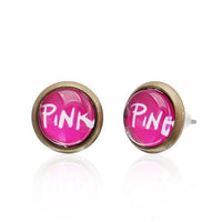 Cargar imagen en el visor de la galería, Brass Ohrstecker Stern Sterne bunt Unisex Ohrringe Edelstahl nickelfrei Kommunismus 12 mm - chic-net.de
