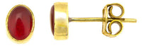 Load image into Gallery viewer, Brass Ohrstecker Stern Sterne bunt Unisex Ohrringe Edelstahl nickelfrei Kommunismus 12 mm - chic-net.de
