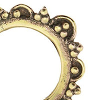 Load image into Gallery viewer, Brass Tunnel Bogen Punkt Dreieck antik gold nickelfrei - chic-net.de
