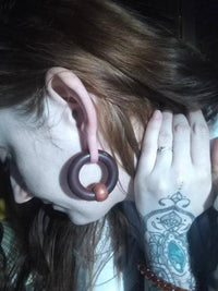 Load image into Gallery viewer, Captive Bead Klemmkugel Ring Sandelholz Piercing Dehner - chic-net.de
